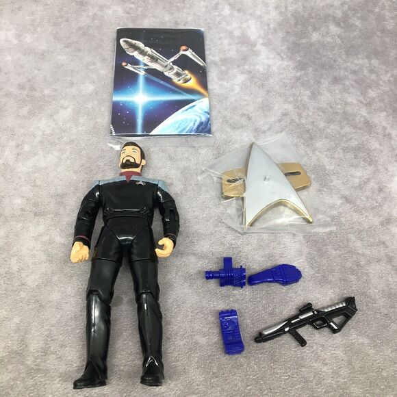 STAR TREK First Contact Playmates Loose Figures Commander William T Riker & Lily - Picture 3 of 7